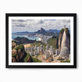 Rio De Janeiro landscape 2 Art Print