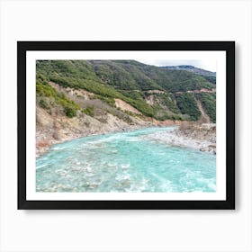 Wild Mountain River In Greece Art Print