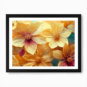 Yellow Flowers 1 Art Print