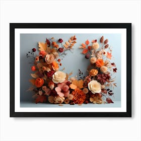 Autumn Wreath Art Print