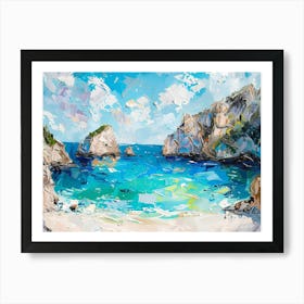 Beach Painting Art Print