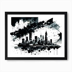 New York City Skyline 9 Art Print