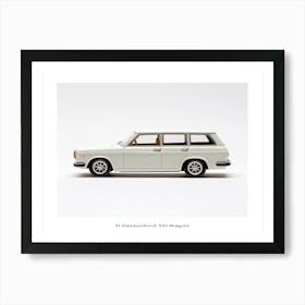 Toy Car 71 Datsun Bluebird 510 Wagon White Poster Art Print