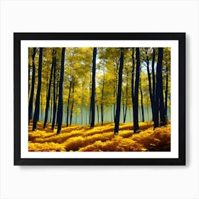 Autumn Forest 56 Art Print