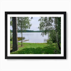 Swedish Lake Art Print