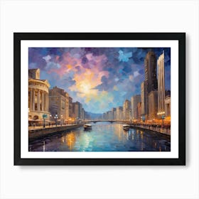 Chicago River Art Print