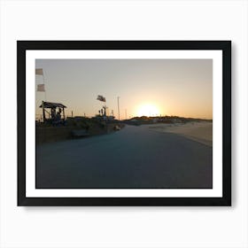 Sunset On The Beach 1 Art Print