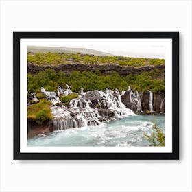 Waterfall in Iceland Art Print