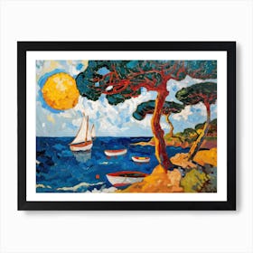 Contemporary Artwork Inspired By Andre Derain 8 Art Print