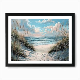 Peaceful Beach 9 Art Print