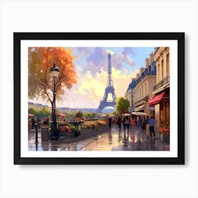 Paris Eiffel Tower 1 Art Print