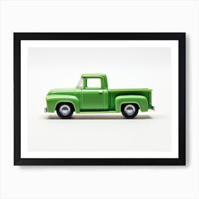 Toy Car 56 Ford Truck Green Art Print