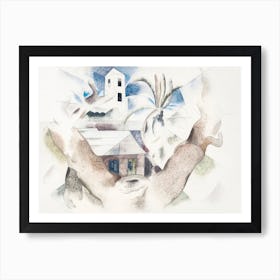 Bermuda No. 1, Tree and House (1917), Charles Demuth Art Print