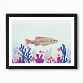 With The Fishes Art Print