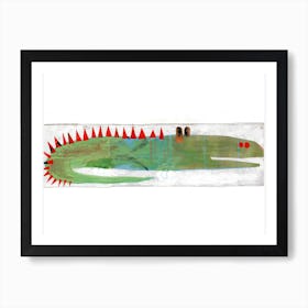 Crocodile Art Print