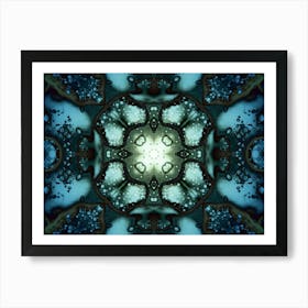 Abstraction Blue Galaxy 1 Art Print