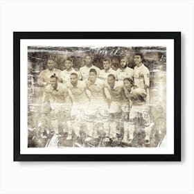 Real Madrid Art Print