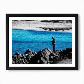 Sardinia Fisherman Art Print