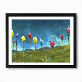 Lollipops Art Print