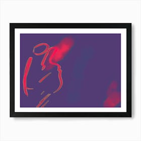 Man And A Woman Art Print