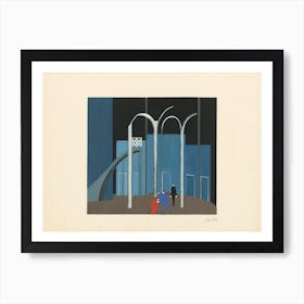 Theater Models (1930), Alexandra Exter (12) Art Print