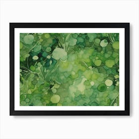 Green Moss Art Print