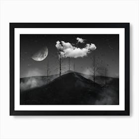 Landscape Black And White 3 Art Print