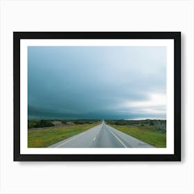 Stormy Road Art Print