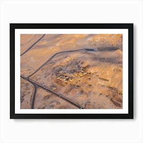Aerial view of Luxor, Egypt 2 Art Print