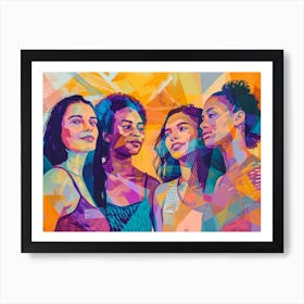 Four Women 3 Art Print