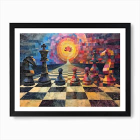 Chess Path Poster