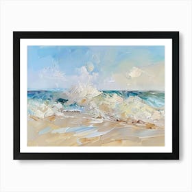 Coastal Impression Dynamic Waves 7 Art Print