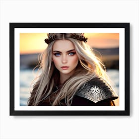 Shield Maiden.  Art Print