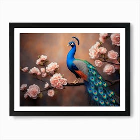 Peacock 64 Art Print