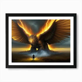 Raptor Called The Reaper Art Print