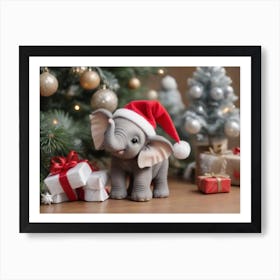 Christmas Animals 10 Art Print