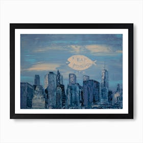 NYC or Eat Porridge Art Print