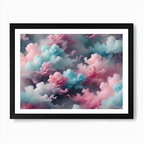 Abstract Clouds 2 Art Print