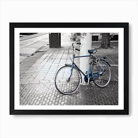 Amsterdam Blue Bike Art Print