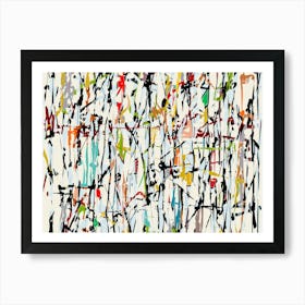 Pollock Wink 2 Art Print