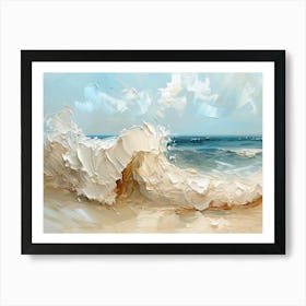 Coastal Impression Dynamic Waves 4 Art Print