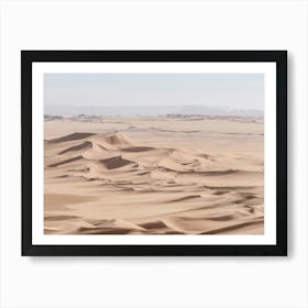 Sand Dunes Of Erg Admer In Algeria 1 Art Print