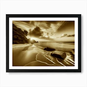 Sunset Beach 9 Art Print