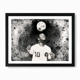 Pele King Art Print