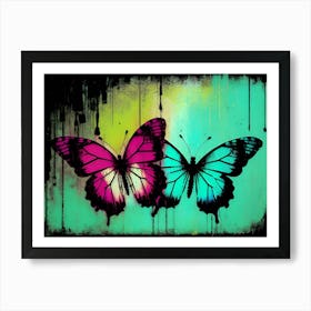 Two Butterflies 2 Art Print