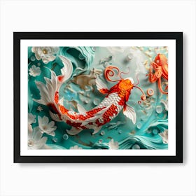 Koi Fish 1 Art Print