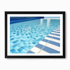 Swimming Pool Floor Art Print