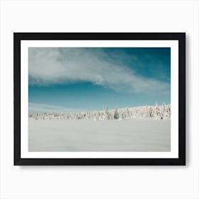 Winter Wonderland In Norway Art Print