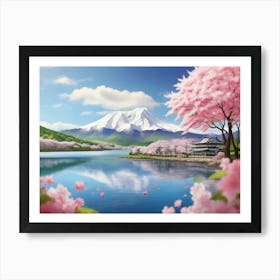 Cherry Blossoms In Japan 13 Art Print