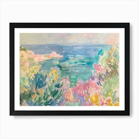 Sunrise Serenade Painting Inspired By Paul Cezanne Art Print